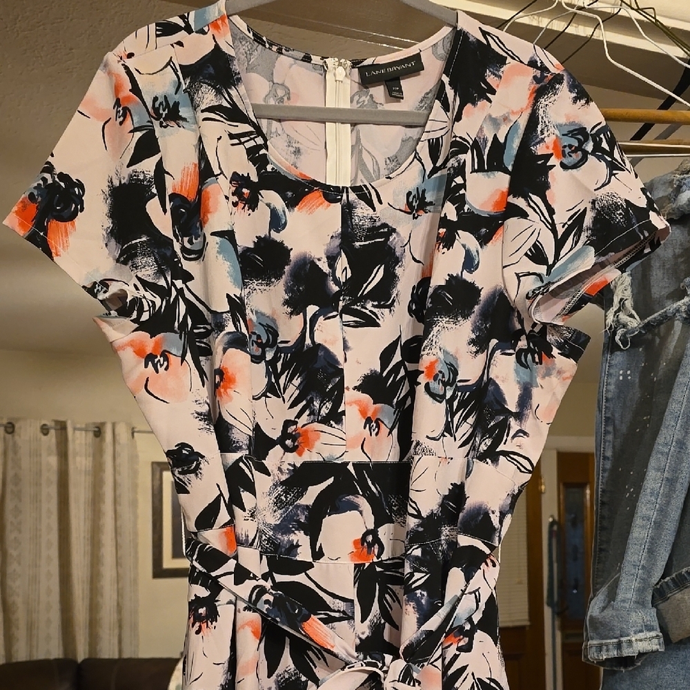 Lane Bryant Floral Print Dress